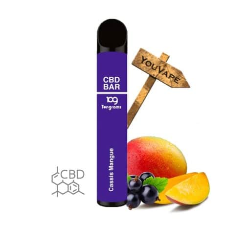 Puff Cbd Bar Lemon Haze par Tengrams 800 Bouffées YouVape