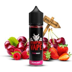 Le e liquide Pinkman 50ml est la fameuse recette de Vampire Vape aux saveurs de fruits rouges composées de fraise, framboise et cerise.