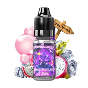 Le e liquide au sel de nicotine Dragon Bubble Gum Ice de White Rabbit vous offre le goût de Bubble Gum et de Fruit du Dragon givré des puffs Tornado