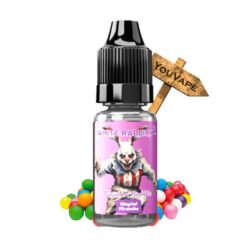 Le e liquide au sel de nicotine Passion Bubble de White Rabbit vous offre le goût de bubble gum au fruit de la passion des célèbres puffs Tornado.