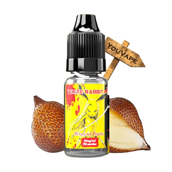 Le e liquide au sel de nicotine Serpent Fruit de White Rabbit vous offre le goût savoureux de fruit du serpent des célèbres puffs Tornado Serpent Fruit.