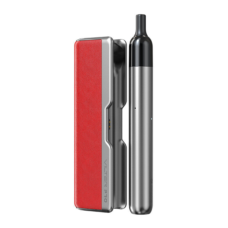 Le Kit Pod Vilter Pro pèse 30g tout en offrant une grande autonomie de 2000 mAh, grâce à son astucieux power-bank;