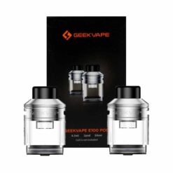 Cartouche de remplacement pour le Pod Aegis Eteno E100 de Geek Vape. Elle peut contenir 4.5ml de eliquide et accueille les résistances P Séries de la marque. Par ailleurs elle dispose d'un airflow par le haut (antifuite) et son réservoir se remplit aussi par le haut.