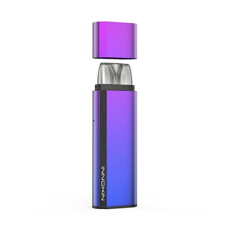 Le Pod Klypse de Innokin est beau et simple. En aluminium anodisé, il marche automatiquement, et vous n'avez pas à changer de résistance.