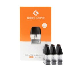 3 Cartouches équipées d'une résistance de 1.20 ohm, conseillées pour vapoter entre 8 et 12 watts.