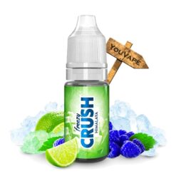 Le e liquide Himalaya, de la gamme Freezy Crush de E.Tasty, vous propose un granité ultra-frais de citron vert et de framboises bleues.