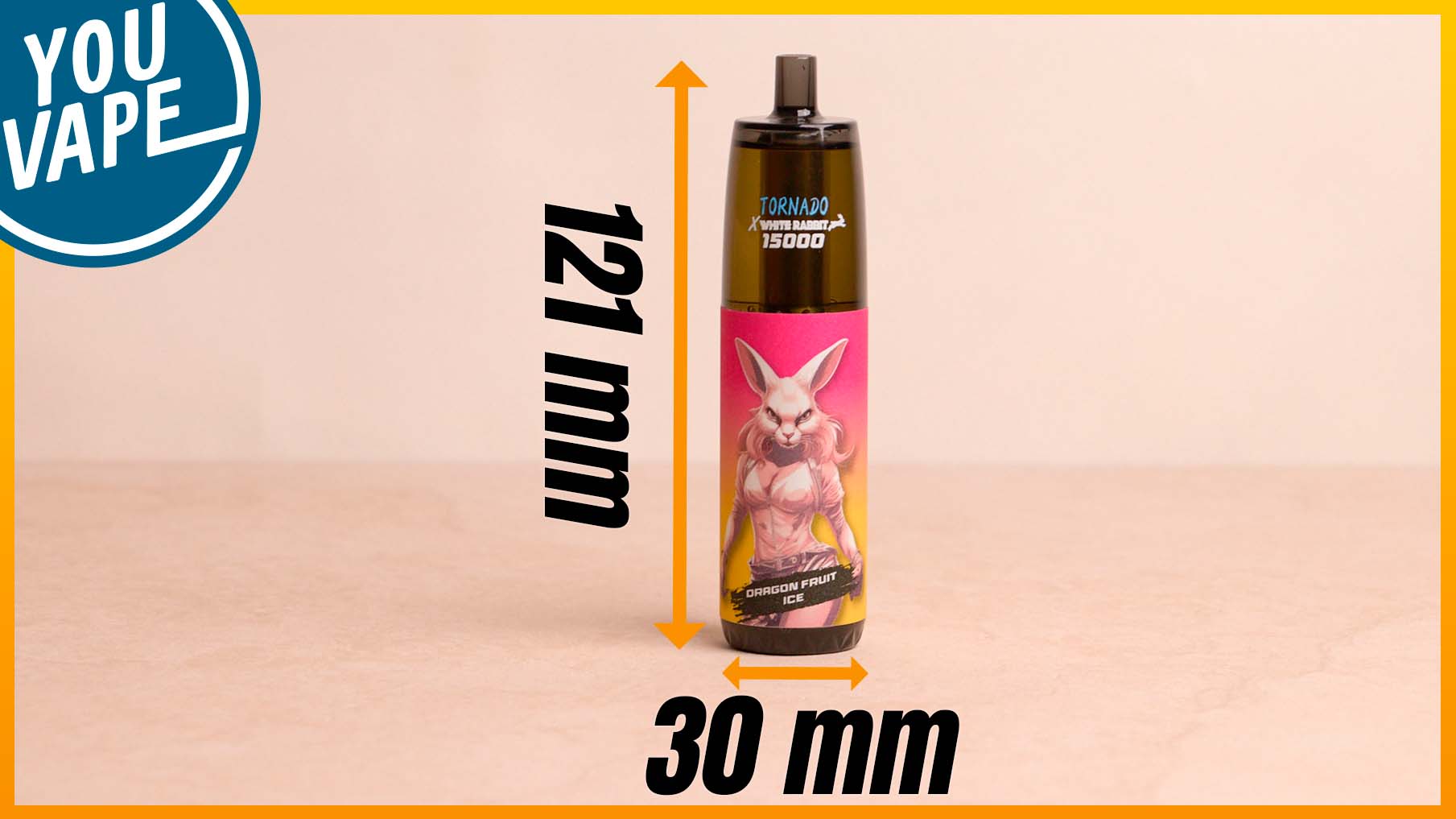 Avec les Puffs Tornado 15000 20mg, et en particulier la Puff Tornado Watermelon, RandM et White Rabbit vous offrent le pouvoir de vapoter sans contrainte