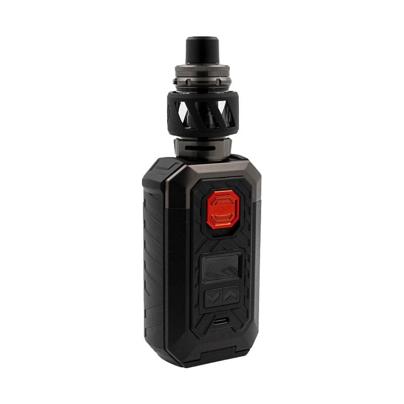 Le Kit Armour Max c'est encore plus de Vaporesso : puissance 220 watts, autonomie avec 2 accus 21700, grosse vapeur et résistance aux chocs.