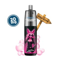 La Puff Tornado 15000 Double Bubble Gum est une puff rechargeable longue durée, avec 20ml de eliquide à la saveur de chewing gum.