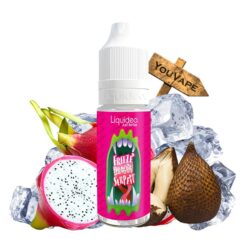 Le Freeze Dragon Serpent est un e liquide de Liquideo à la saveur exotique et mentholé de fruit du dragon et du fruit du serpent avec un ratio PG/VG de 50/50.