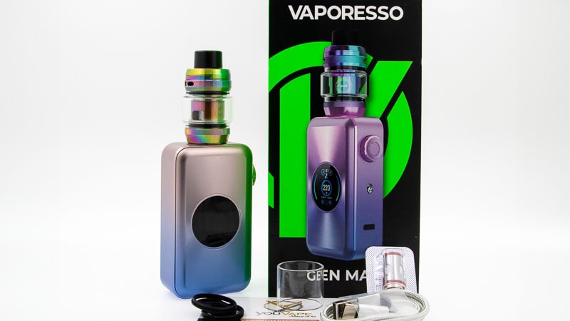 Contenu du coffret du kit Gen Max de Vaporesso