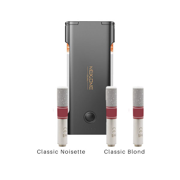 Le Pack Nexi One Dual vous propose 2 mini-cigarettes Nexi, un power bank puissant, et trois cartouches Nexi One à la saveur de votre choix.