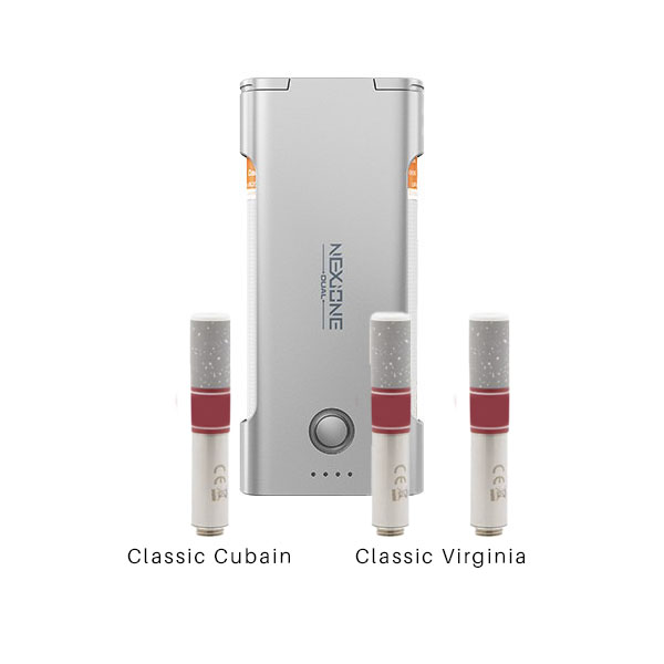 Le Pack Nexi One Dual vous propose 2 mini-cigarettes Nexi, un power bank puissant, et trois cartouches Nexi One à la saveur de votre choix.