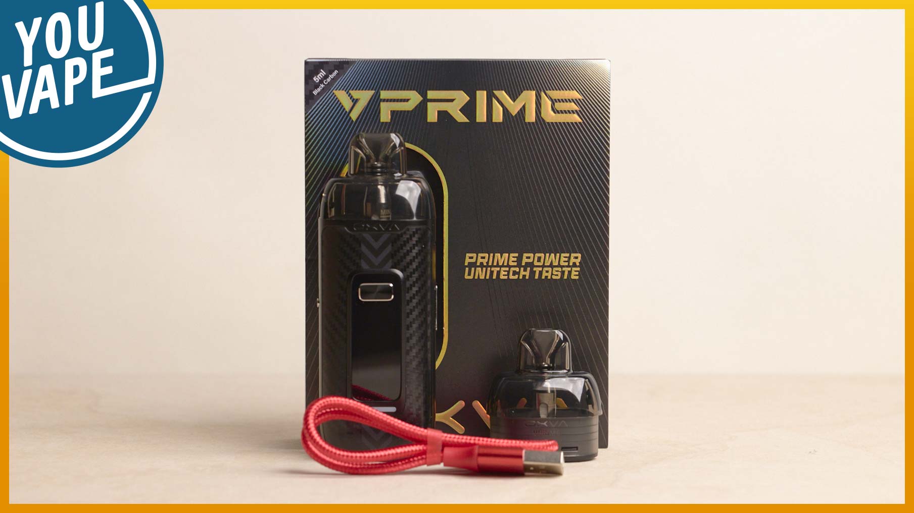 Contenu du coffret du Pod VPrime de Oxva