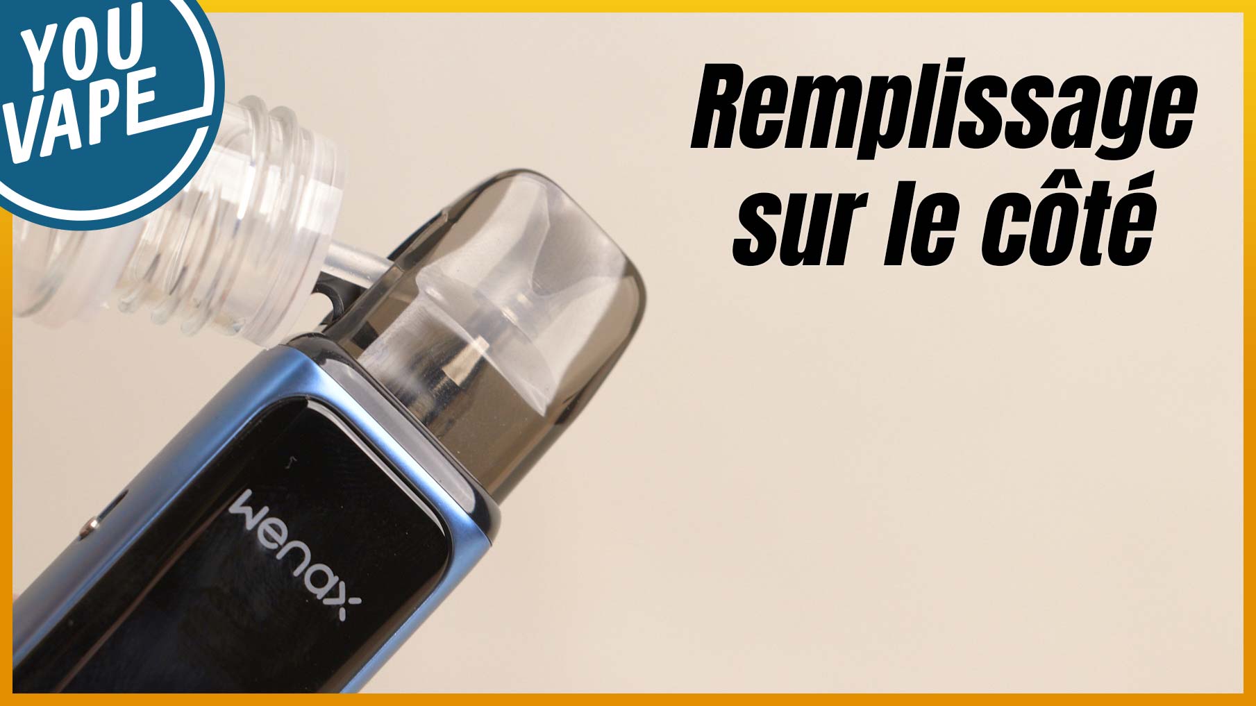 Pour remplir le réservoir, il vous suffit de retirer le bouchon de silicone noir