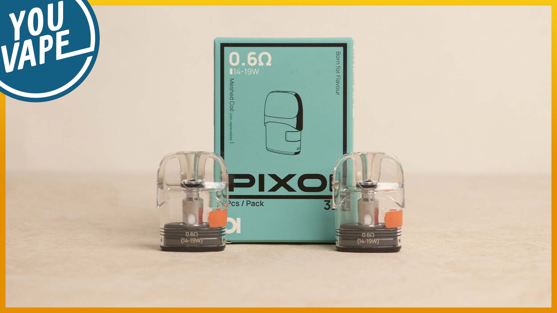 Contenu du coffret du pack de 2 cartouches Pixo de Aspire