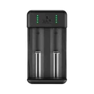 Le VPC2 de Vap Procell est un chargeur d’accus compact de 10w, qui peut charger 2 accus individuellement à 1A, soit 3h pour 1 ou 2 accus de 3000 mAh.