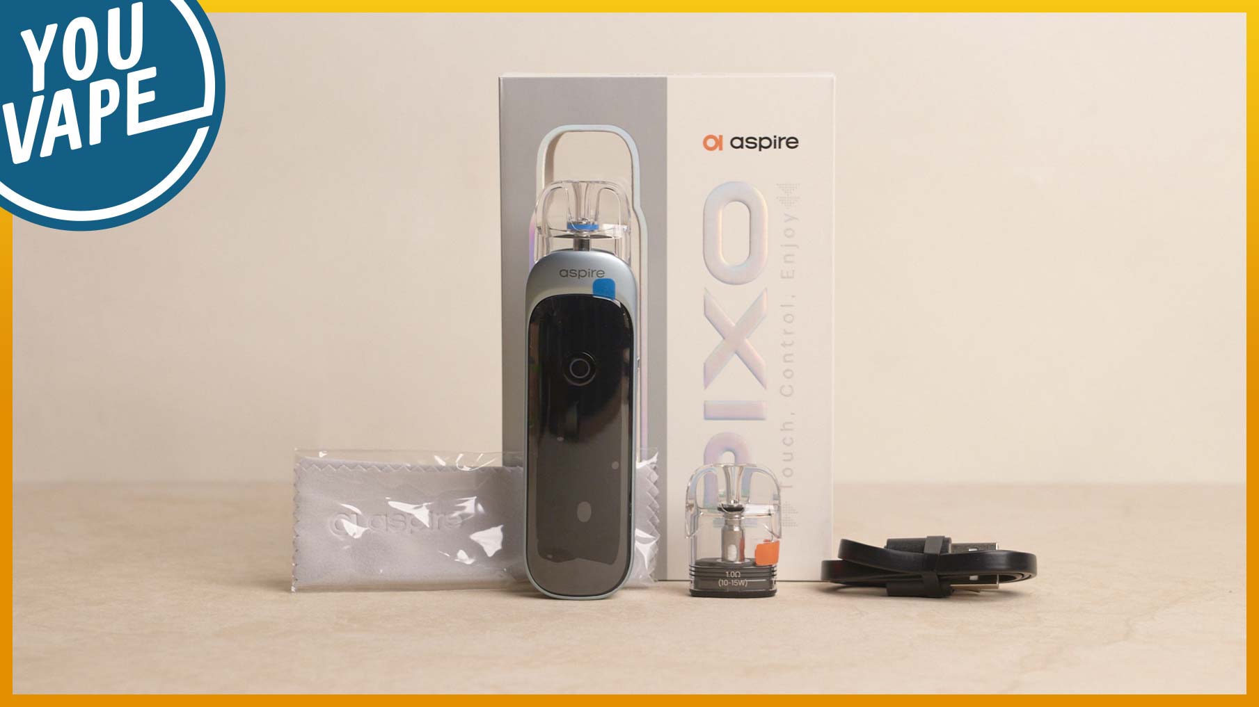 Contenu du coffret du pod Pixo de Aspire