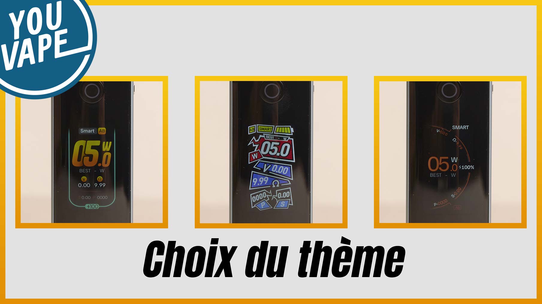 Pour allumer ou éteindre le pod Pixo, il vous suffit de cliquer 5 fois rapidement sur le switch, le superbe écran HD du Pod Pixo s'illumine alors