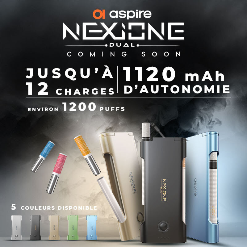 Pas plus grande qu'un briquet, la Nexi One Dual est la plus petite et la plus confortable des cigarettes électroniques, tout en proposant une bonne autonomie.