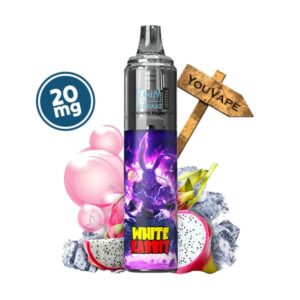 La Puff Tornado 7000 Dragon Fruit Ice est une puff rechargeable longue durée, avec 10ml de goût de bubble gum et de fruit du dragon bien glacé.