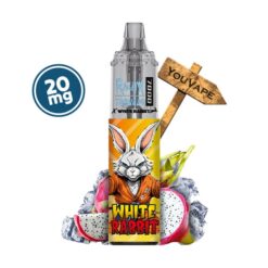 La Puff Tornado Dragon Fruit Ice est une puff rechargeable longue durée, qui contient une réserve de 10ml de goût de glace au fruit du dragon bien mûr.