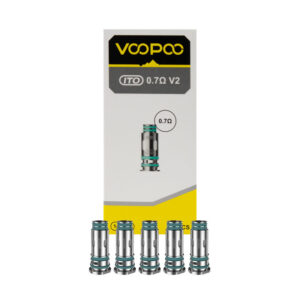 Résistances Ito V2 de Voopoo, destinées au kit Drag Q et au pod Doric de la marque, disponibles dans différentes valeurs pour l'inhalation indirecte, ou directe restreinte.