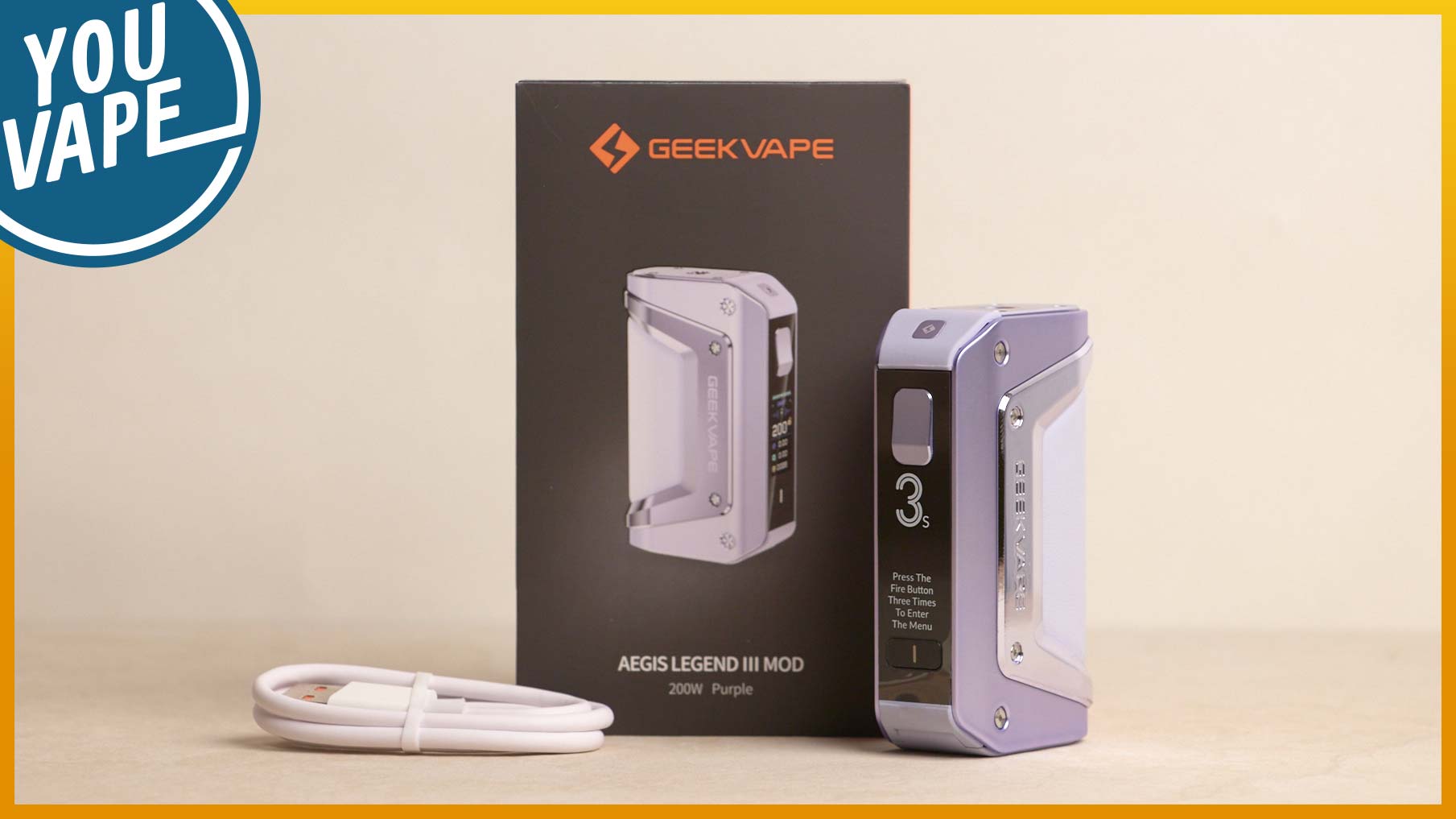 Contenu du coffret de la box Aegis Legend 3 de Geekvape