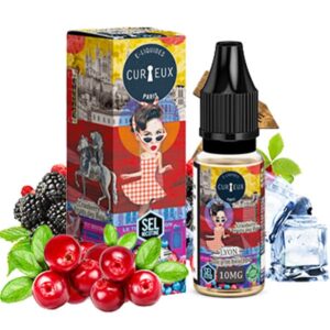 Le e-liquide Lyon Mon Pti Bouchon Sel de Nicotine de la marque Curieux est une saveur de fruits rouges et des cranberrys bien frais.