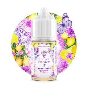 L'arôme concentré The Butterfly 30ml de la marque Secret Garden est une délicieuse limonade à la délicate saveur de violette. Une note florale rafraîchissante pour ravir vos sens.