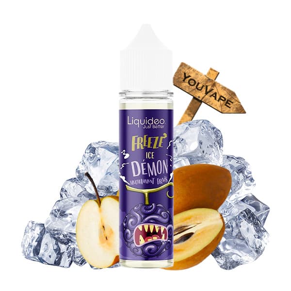 Le e liquide Freeze Ice Demon 50ml de Liquideo est une saveur asiatique aux saveurs de nashis, de sapotilles et ultra-fraîche.