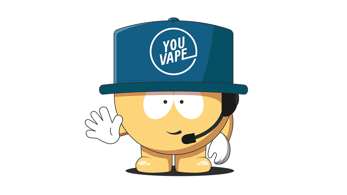 Mascotte Youvape vous assiste dans vos recharches