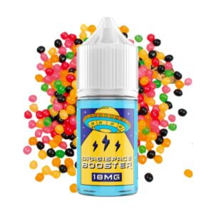 Le e liquide Dragispace par Cosmic Candy vous transporte aux pays des bonbons multicolores que sont les Dragibus.