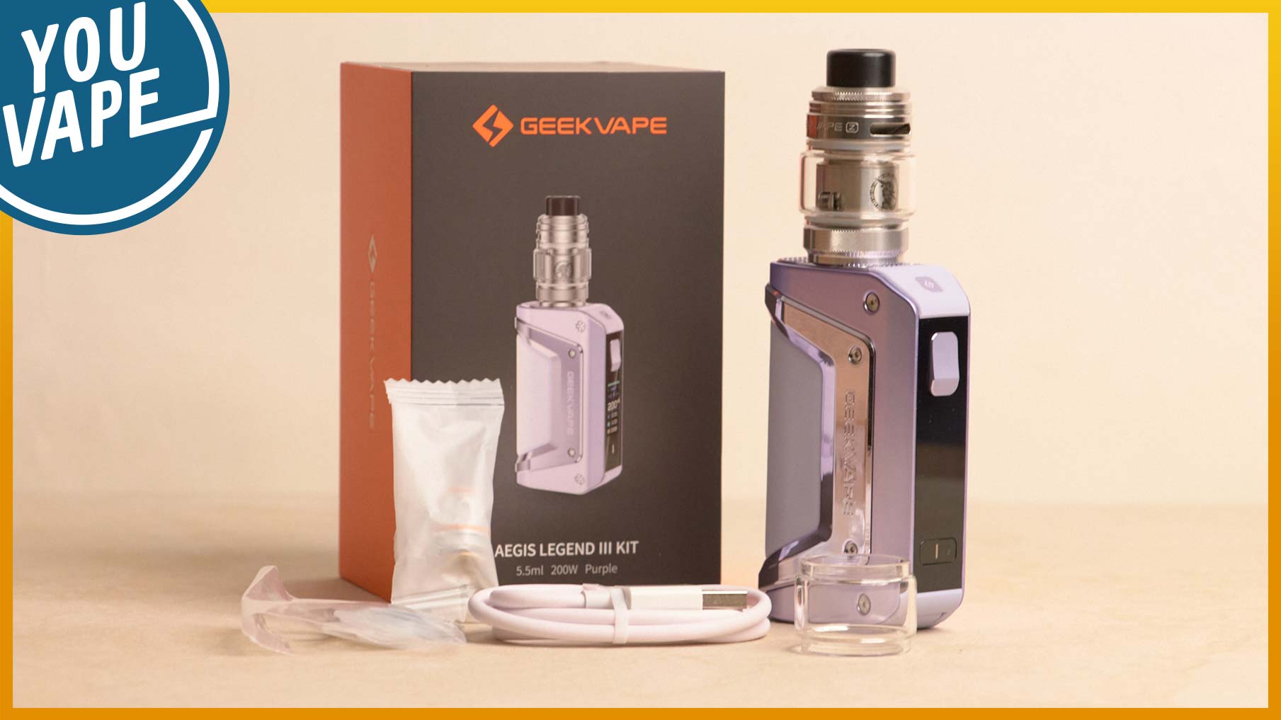 Contenu du coffret du Kit Aegis Legend 3 de Geeik Vape