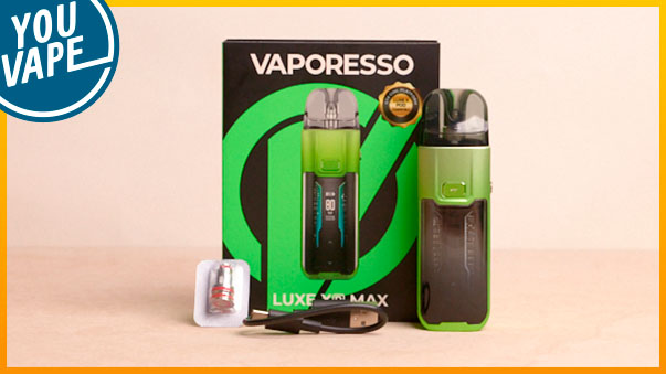 Contenu du coffret du pod Luxe XR Max de Vaporesso