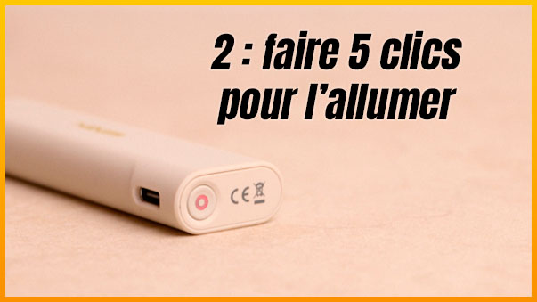 Vérifiez que celui-ci est bien allumé, et 5 minutes plus tard, au maximum, votre Nexi est à nouveau chargée