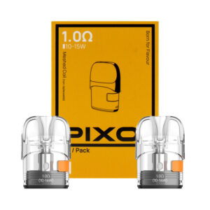 Pack de 2 cartouches Pixo de remplacement pour le Pod Pixo de Aspire, équipées de résistances intégrées et d'une contenance de 3ml