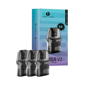 Pack de 3 cartouches Ursa V2 de 2.5ml à résistances intégrées pour les pods de la série Ursa de Lost Vape, pour vapoter de 12 à 25 watts.