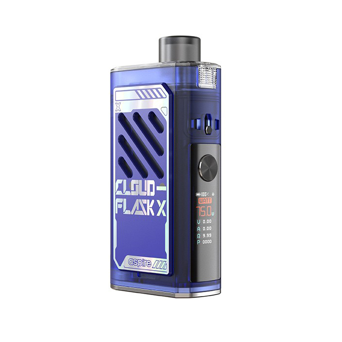 La CloudFlask est une cigarette électronique tout en un compacte, capable de faire de beaux nuages de vapeur à 60 watts en tirage aérien.