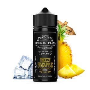 Le e liquide Freezy Pineapple 100ml de Fcukin Flava est un délice à l'ananas juteux à souhait et parfaitement sucrée avec une extrême fraîcheur.