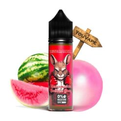 Le e liquide Watermelon Bubble Gum 50ml par White Rabbit apporte la jutosité sucrée de la pastèque fusionnée avec les arômes gourmands et régressifs du chewing-gum.