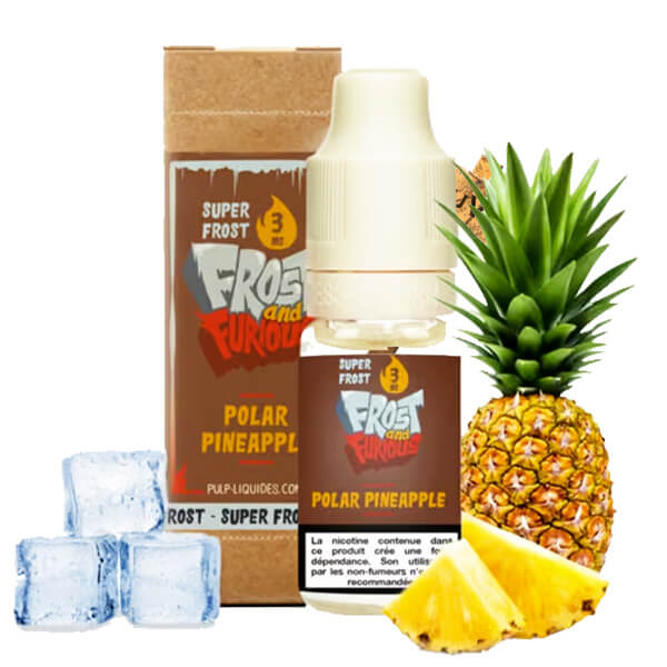 Le e liquide Polar Pineapple de Pulp vous emmène sous les tropiques déguster un cocktail d'ananas bien frais.