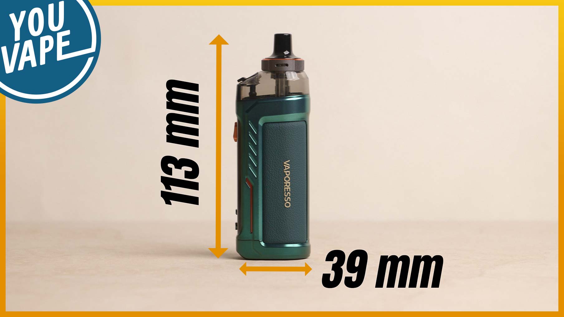 Confortable en main, le Pod Armour G est une vapoteuse qui facilite votre vie de vapoteur