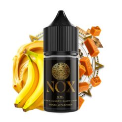 L'arôme Concentré Kobà 30ml fusionne avec génie l'onctuosité du beurre de cacahuète, la douceur mûre de la banane, et la profondeur sucrée du caramel.