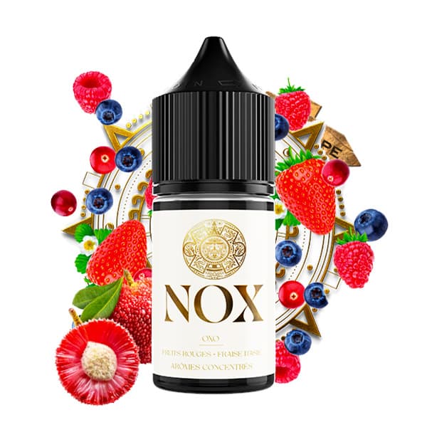 L'arôme concentré Oxo 30ml de la marque NOX vous plonge au cœur de l'histoire et de la culture ancienne avec sa douceur captivante de fruits rouges et sa fraise d'Asie.