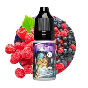 Le e liquide Purple Key Salt par Secret Key développe des saveurs de fruits rouges frais et fruités avec des arômes de fraises, de framboises, de mûres et de myrtilles.