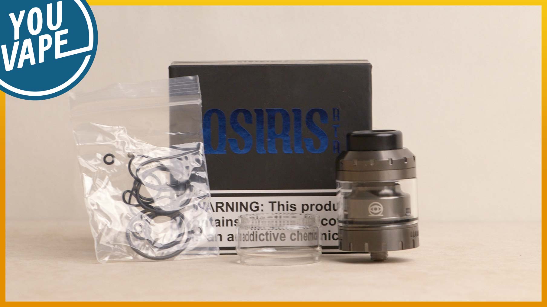 Contenu du coffret du Osiris RTA de Vaperz-cloud