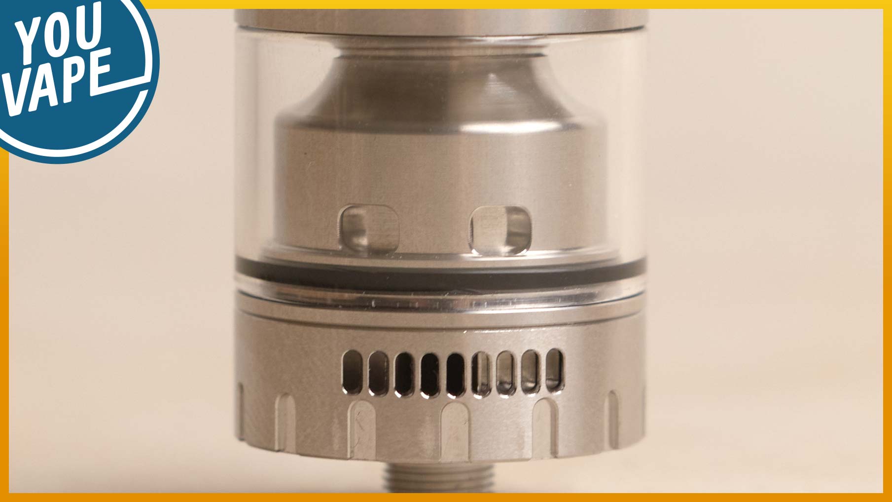 Avec le Osiris Mini RTA, vous pouvez ajuster votre flux de e-liquide en fonction de votre montage