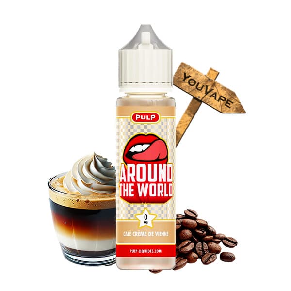 Le eliquide Café Crème de Vienne 50ml par Pulp vous emmène savourer un café torréfié, sublimé par une touche de lait et une crème fouettée onctueuse, pour une vape délicieusement réconfortante.