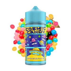 Le e liquide Dragispace 50ml par Cosmic Candy vous transporte aux pays des bonbons multicolores que sont les Dragibus.